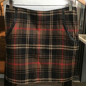 THE LIMITED PLAID SKIRT